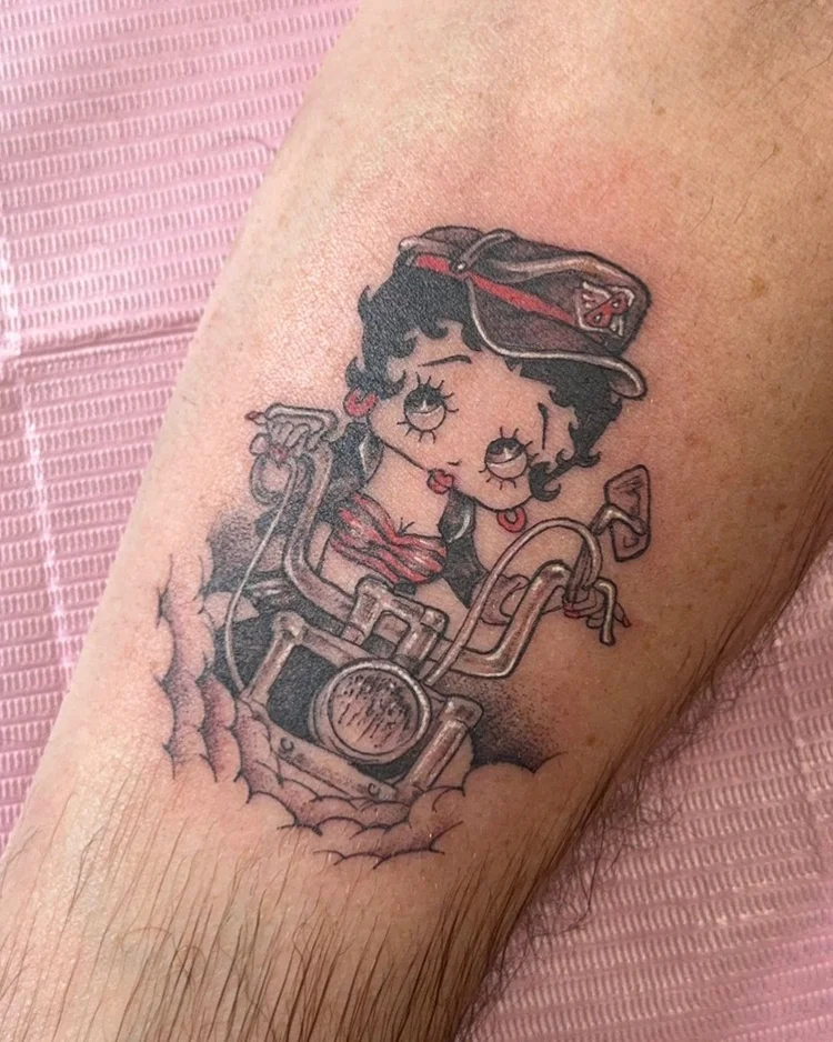Betty Boop motorcycle
