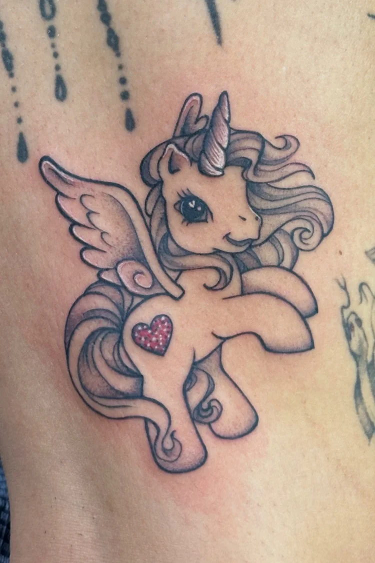 My Little Pony with red heart