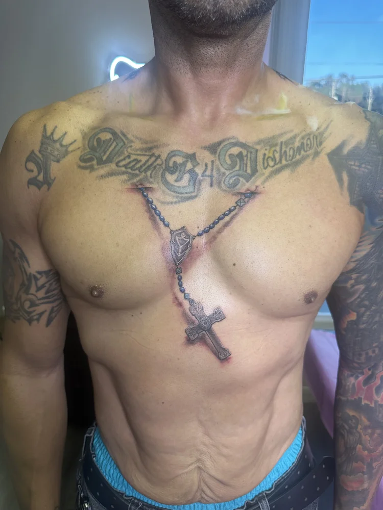 Rosary chest piece
