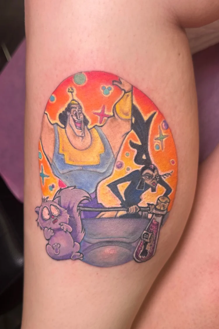 Emperor's New Groove tattoo