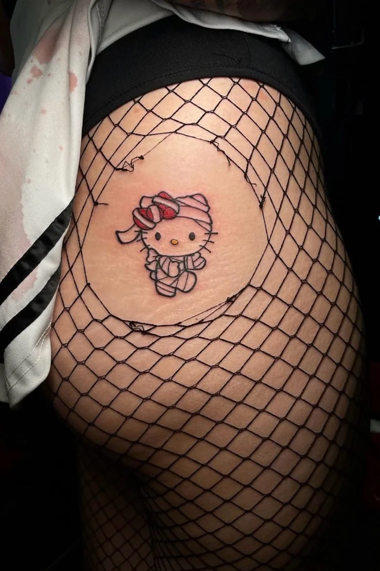 Hello Kitty fishnet