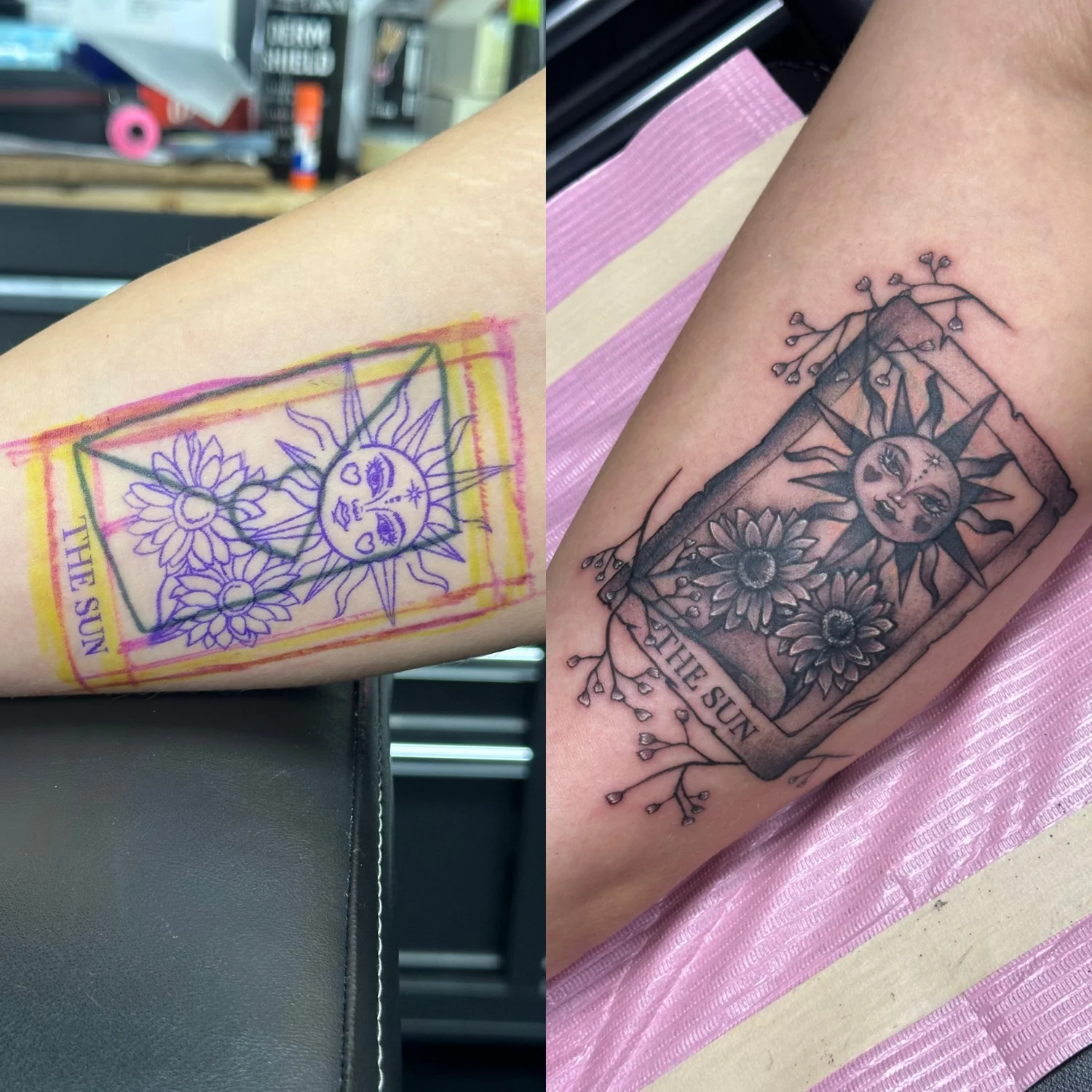 The Sun tarot rework